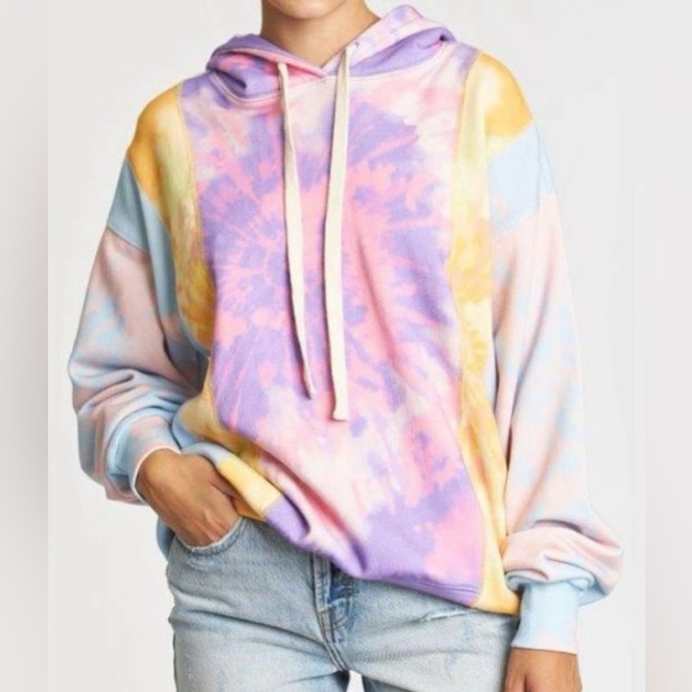 Pistola Kaleidoscope Hoodie Sweatshirt Women’s Purple Tie Dye Size Small & Large - Picture 2 of 12